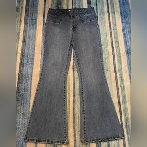 True Craft Women's Corset Flare Jeans